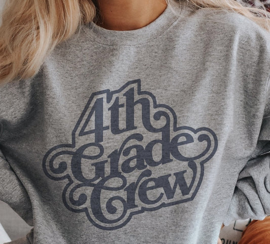 4th Grade Crew Sweatshirt