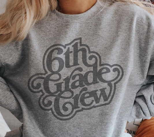 6th Grade Crew Sweatshirt