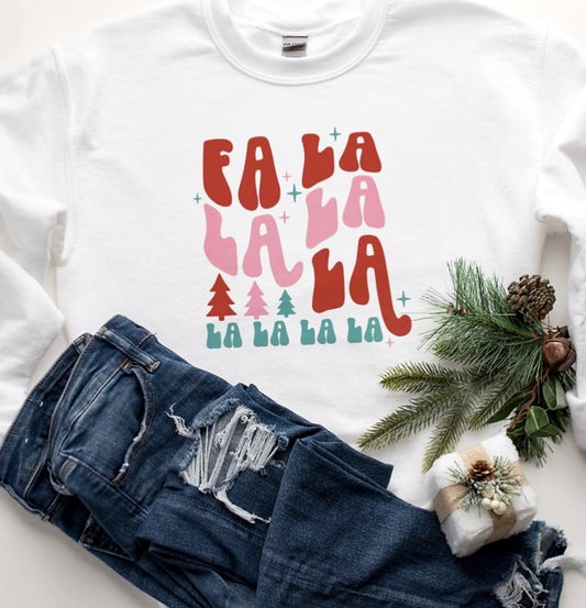 Fa La La La La La La La Crew Sweatshirt