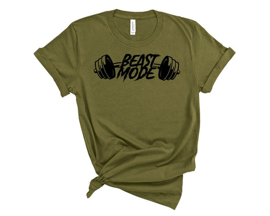 Beast Mode With Barbell Tee