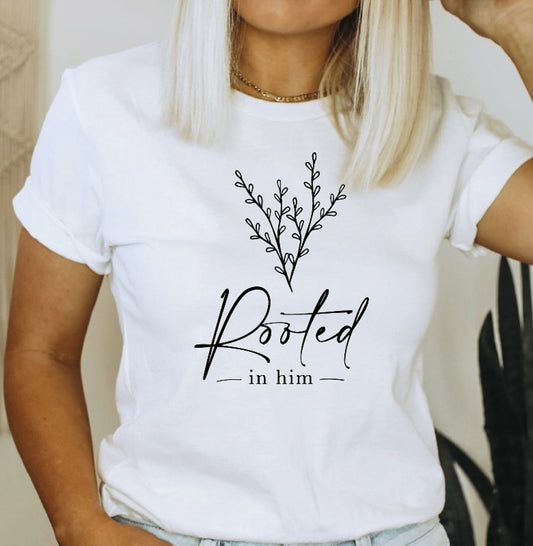 Rooted In Him Tee