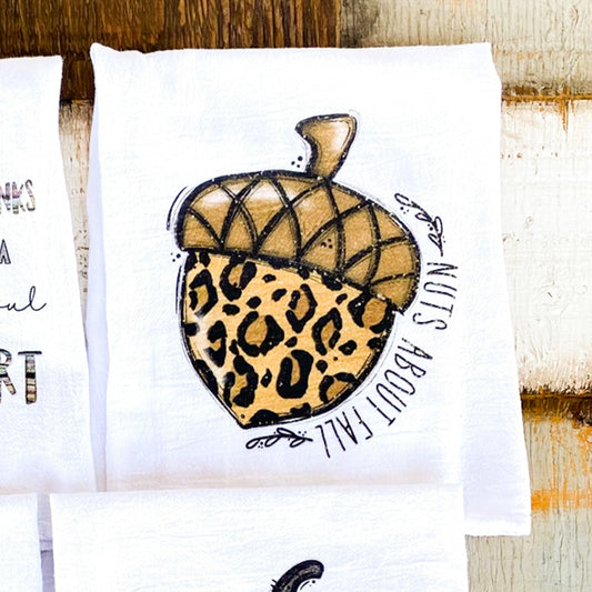 Nuts About Fall Towel