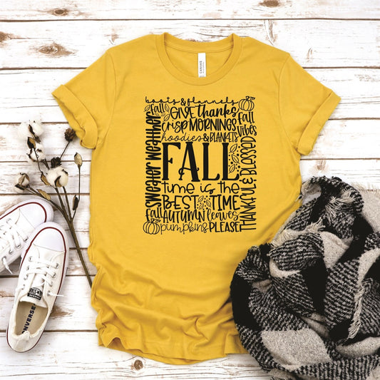 Fall Typography Tee