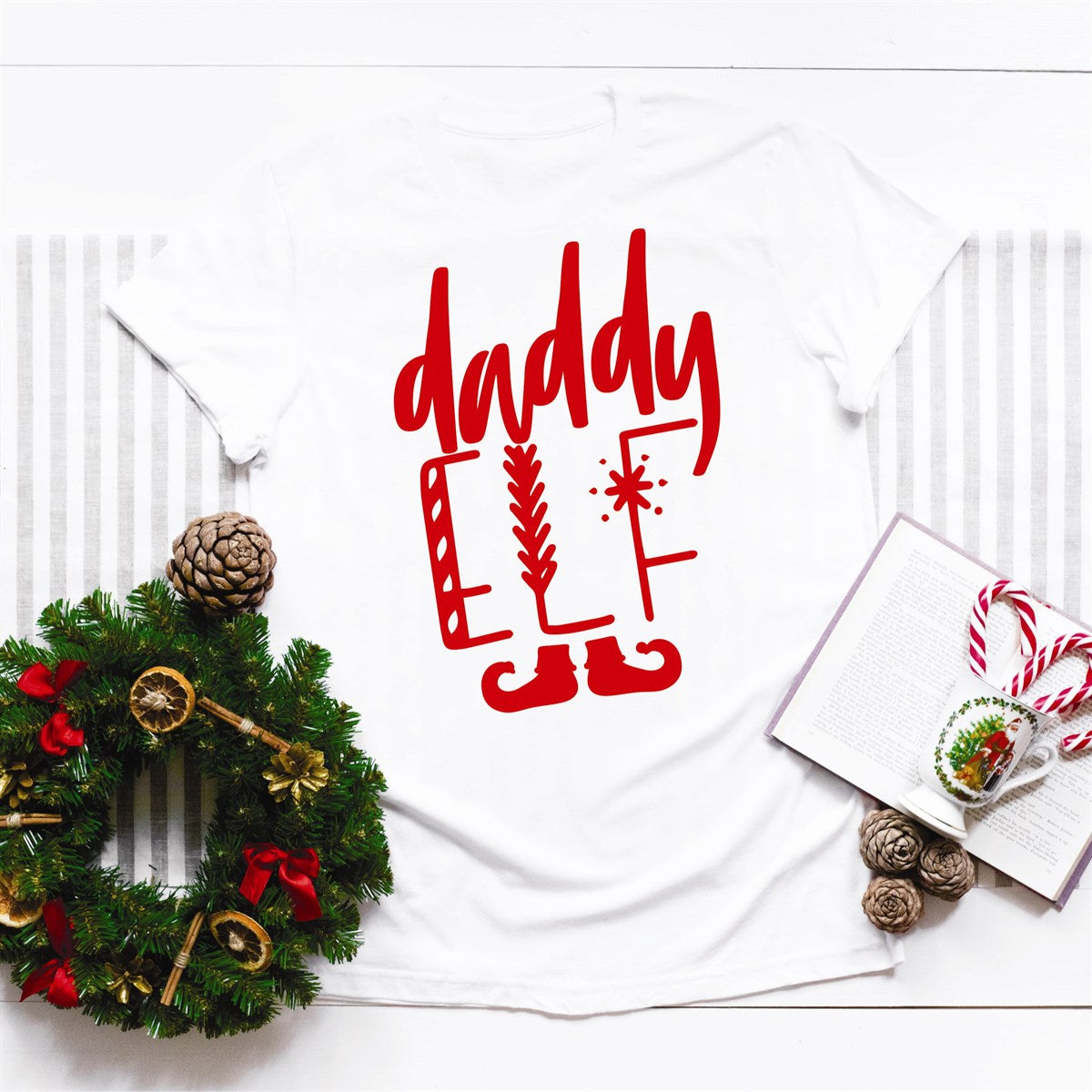 Custom Family Elf Crew Tees