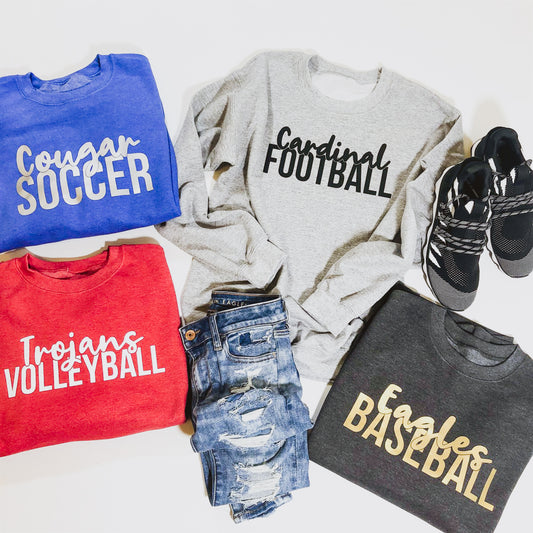 Personalized Fan Crew Sweatshirts