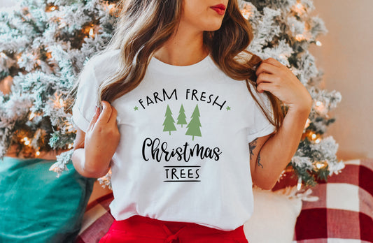 Farm Fresh Christmas Trees Tee