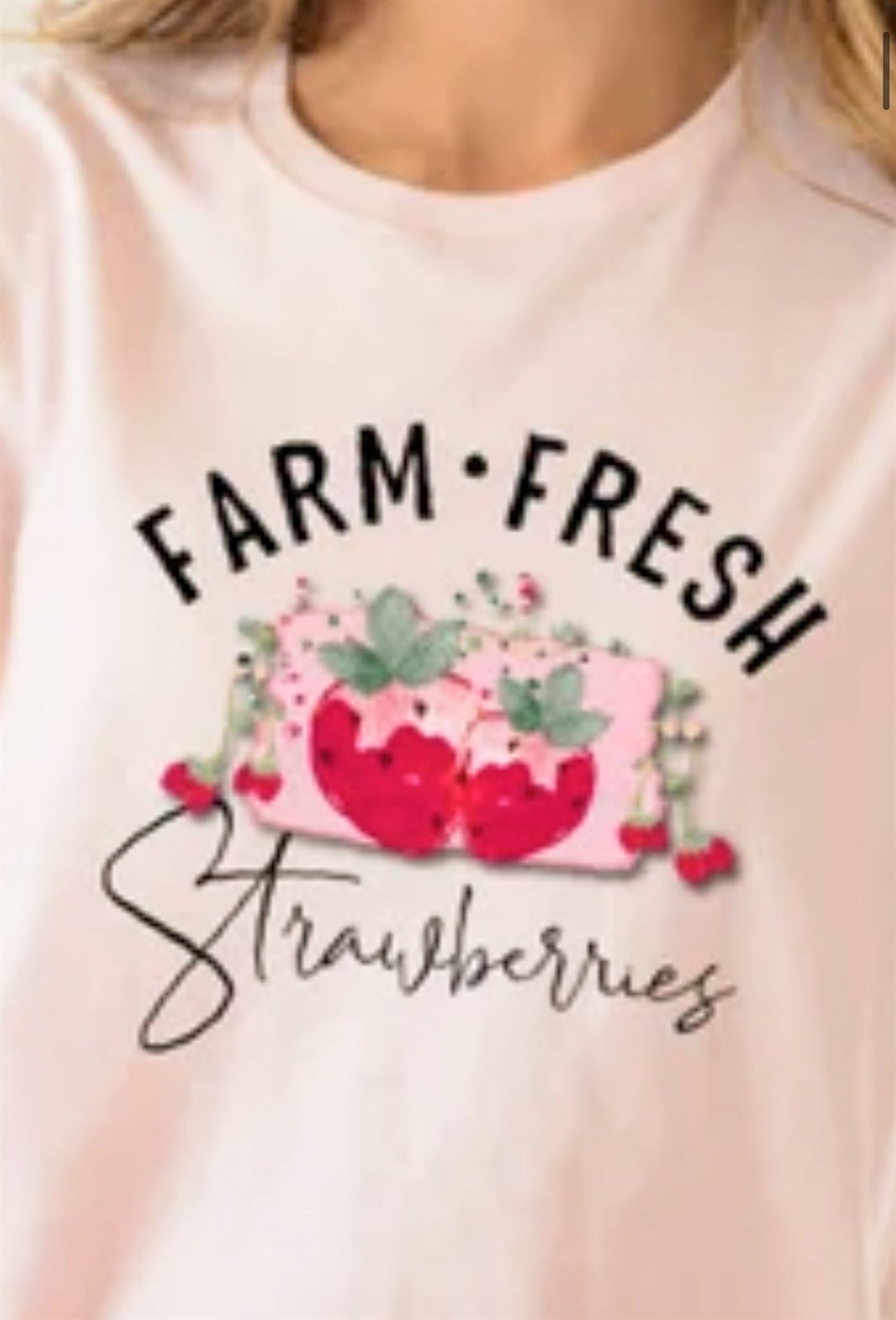 Farm Fresh Strawberries Tee