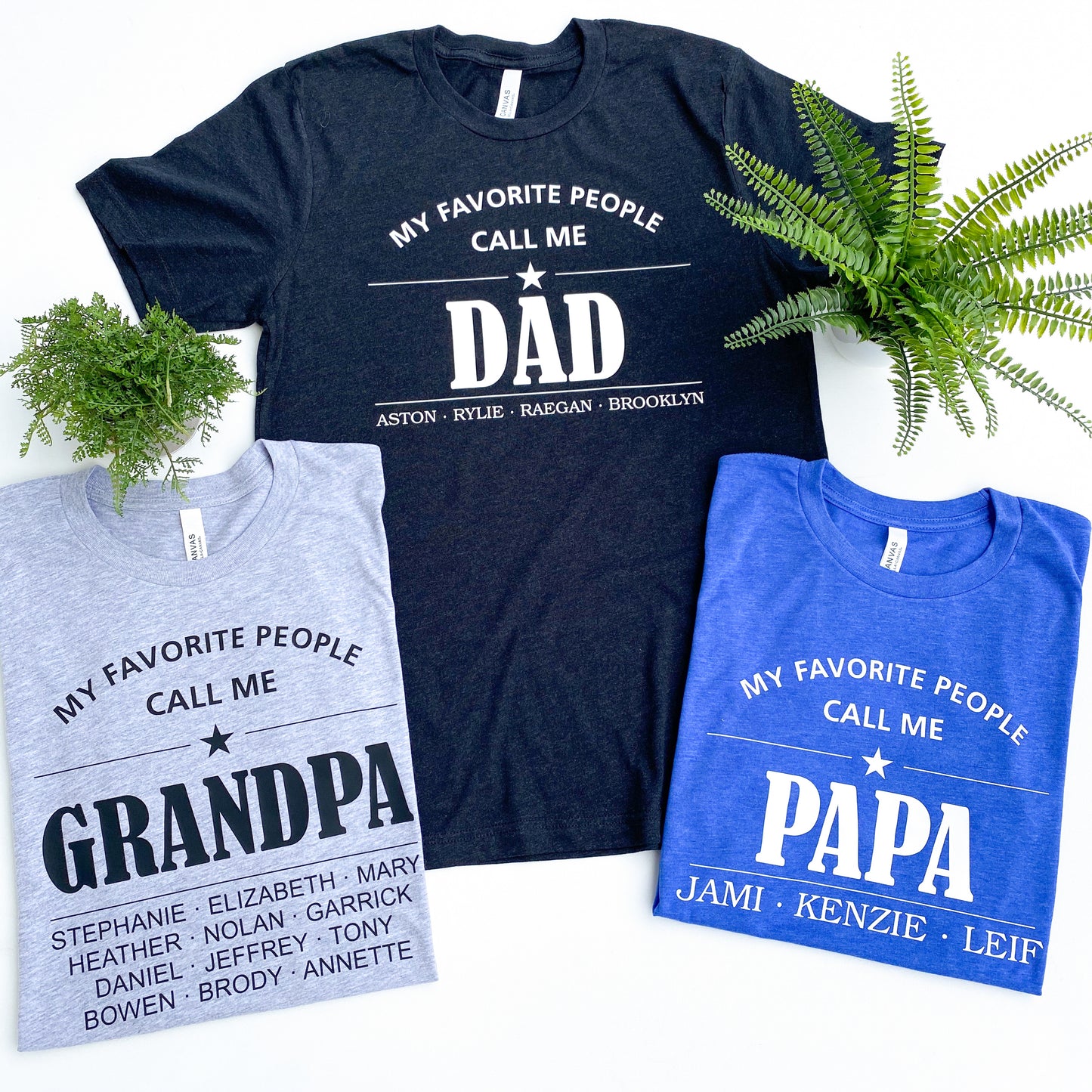 Customized Father's Tees