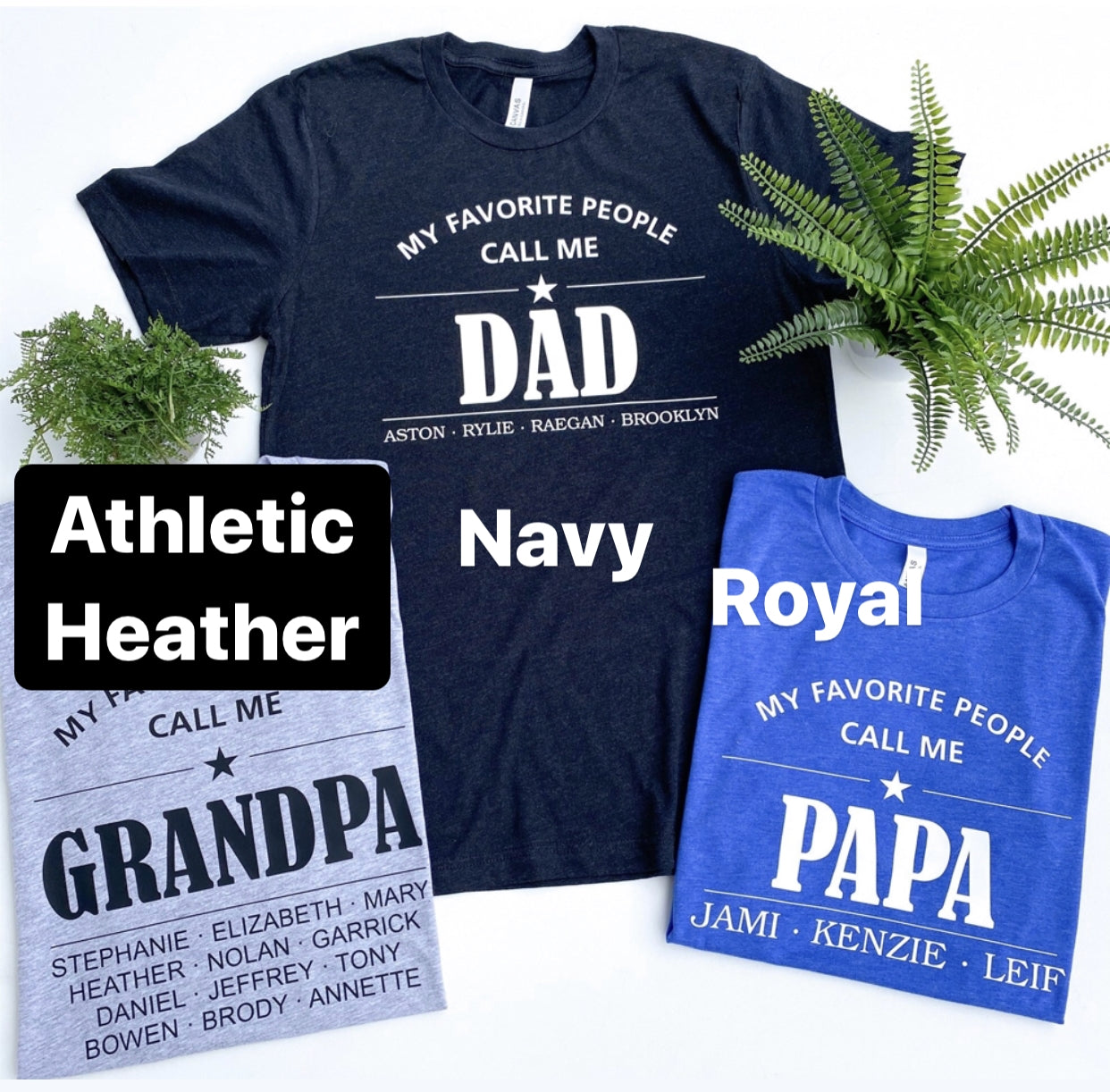 Customized Father's Tees