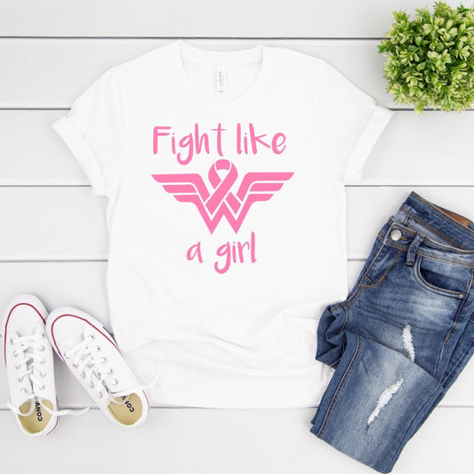 Fight Like A Girl Breast Cancer Tee