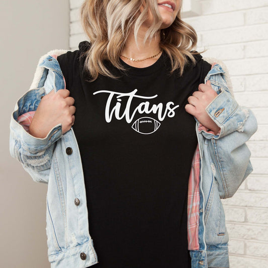 Titans Football Tee: Adult & Youth Sizes