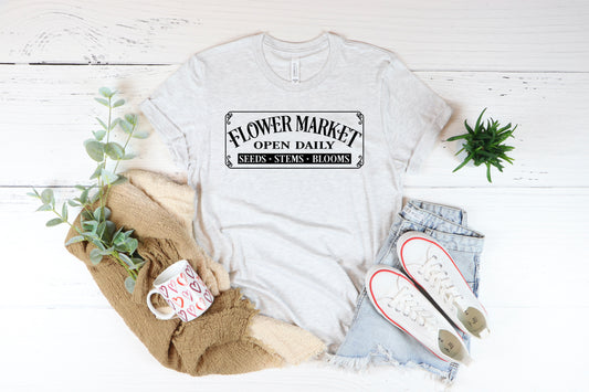 Flower Market Tee