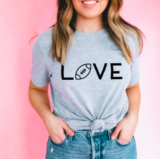 Love (With Football) Tee