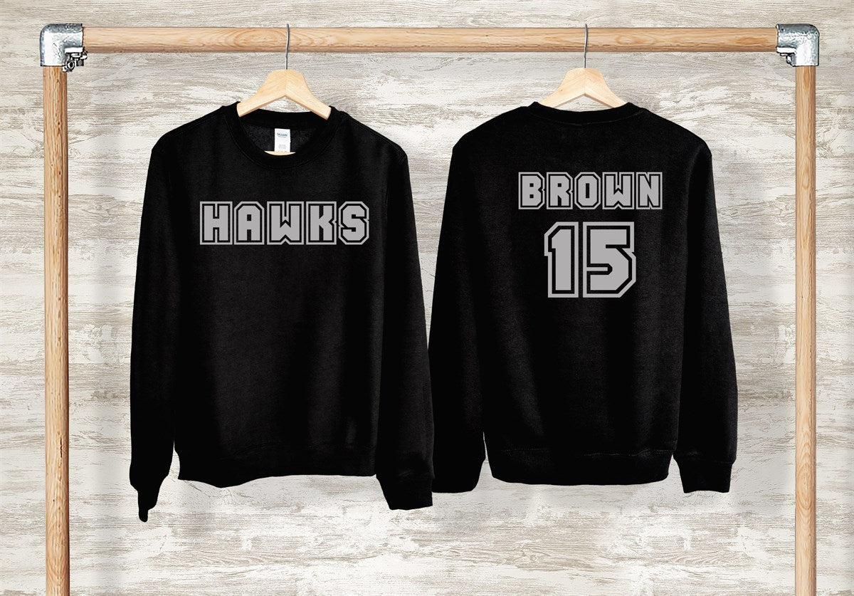 Personalized Front/Back Crew Sweatshirts