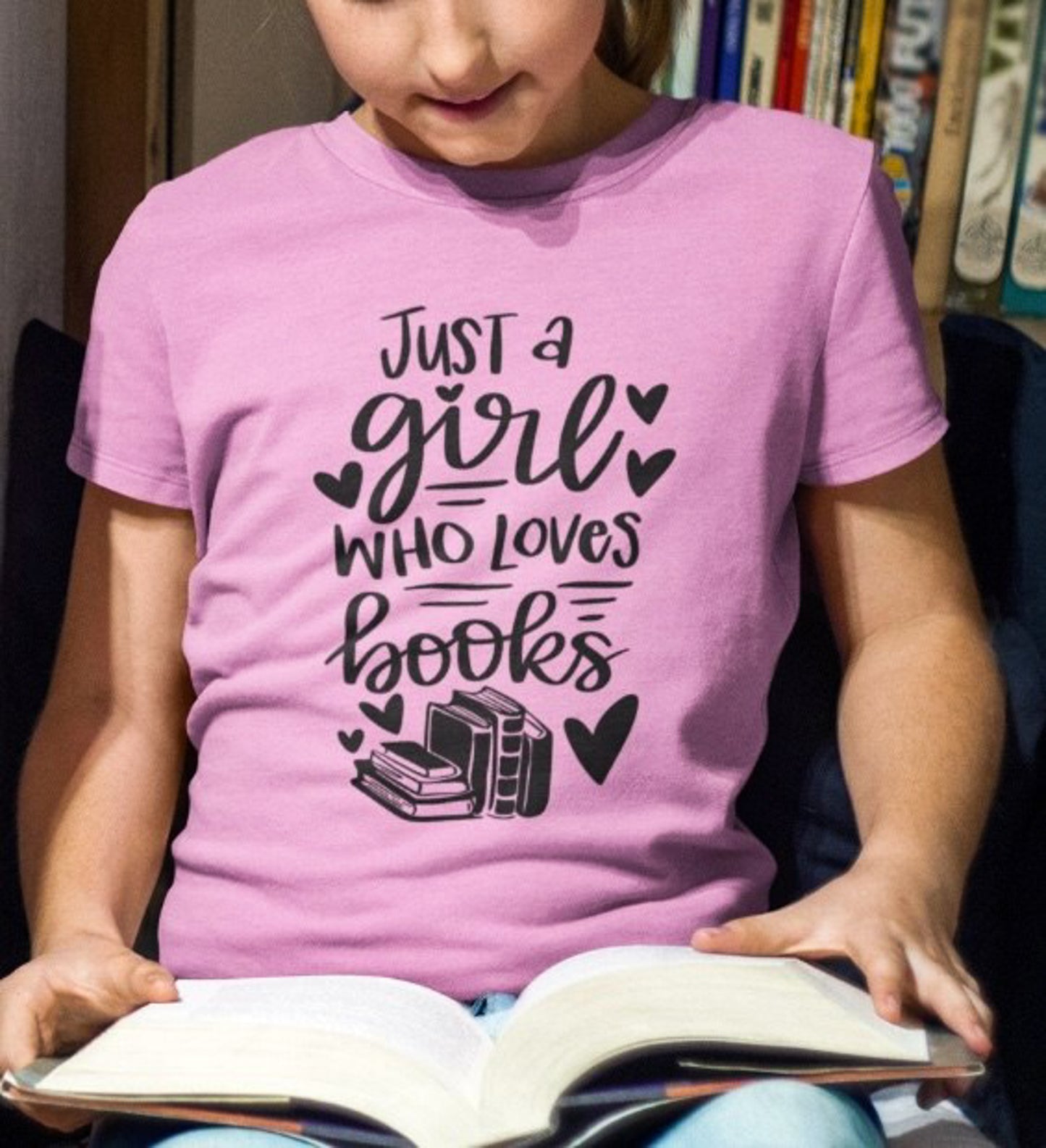 Just A Girl Who Loves Books Tee