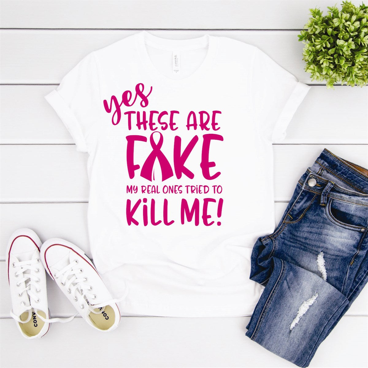 Yes These Are Fake My Real Ones Tried To Kill Me Tee