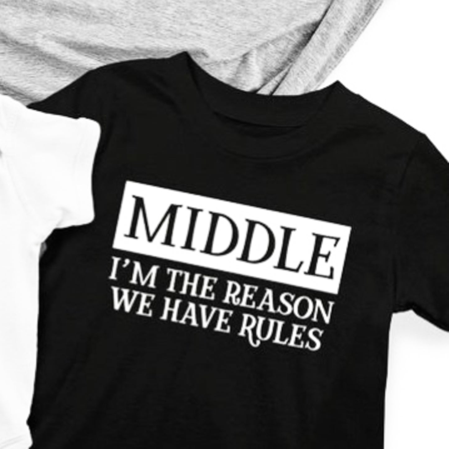 Middle I'm The Reason We Have Rules Tee