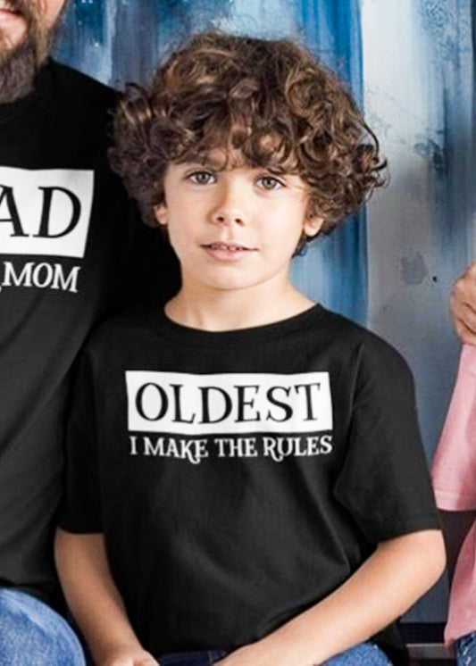 Oldest I Make The Rules Tee