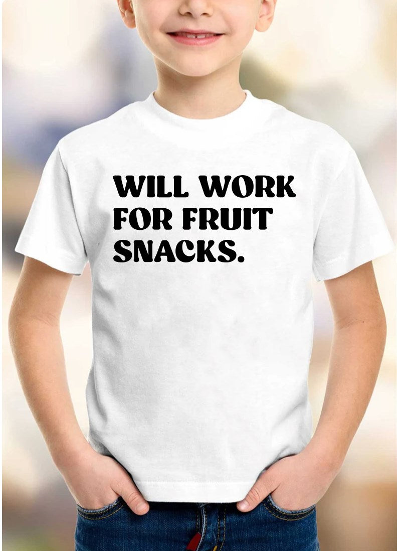 Will Work For Fruit Snacks Tee