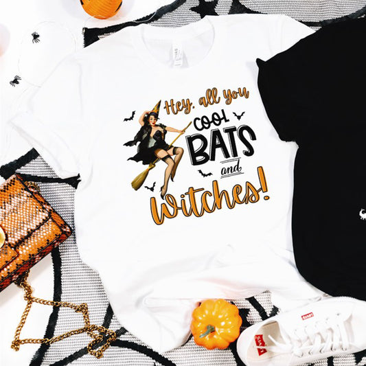 Hey All You Cool Bats & Witches Tee