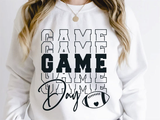 Game Day Football Crew Sweatshirt