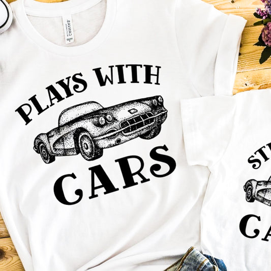 Plays With Cars Tee