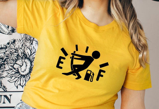 Pulling Empty Tank Towards Full Gas Tee