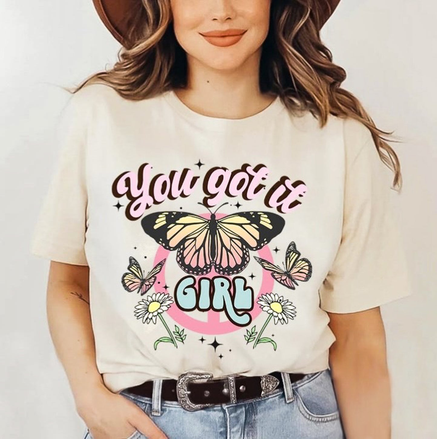 You Got It Girl Butterfly Tee