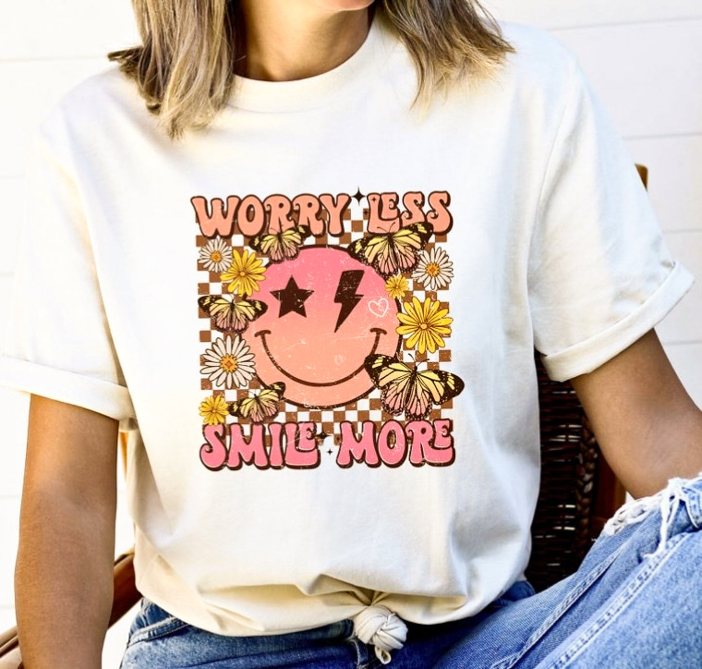 Worry Less Smile More Tee