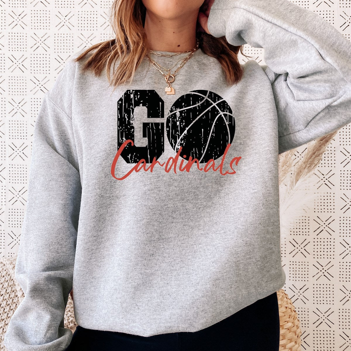 Personalized Go Team Crew Sweatshirts