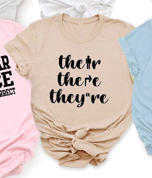 Their There They're Tee