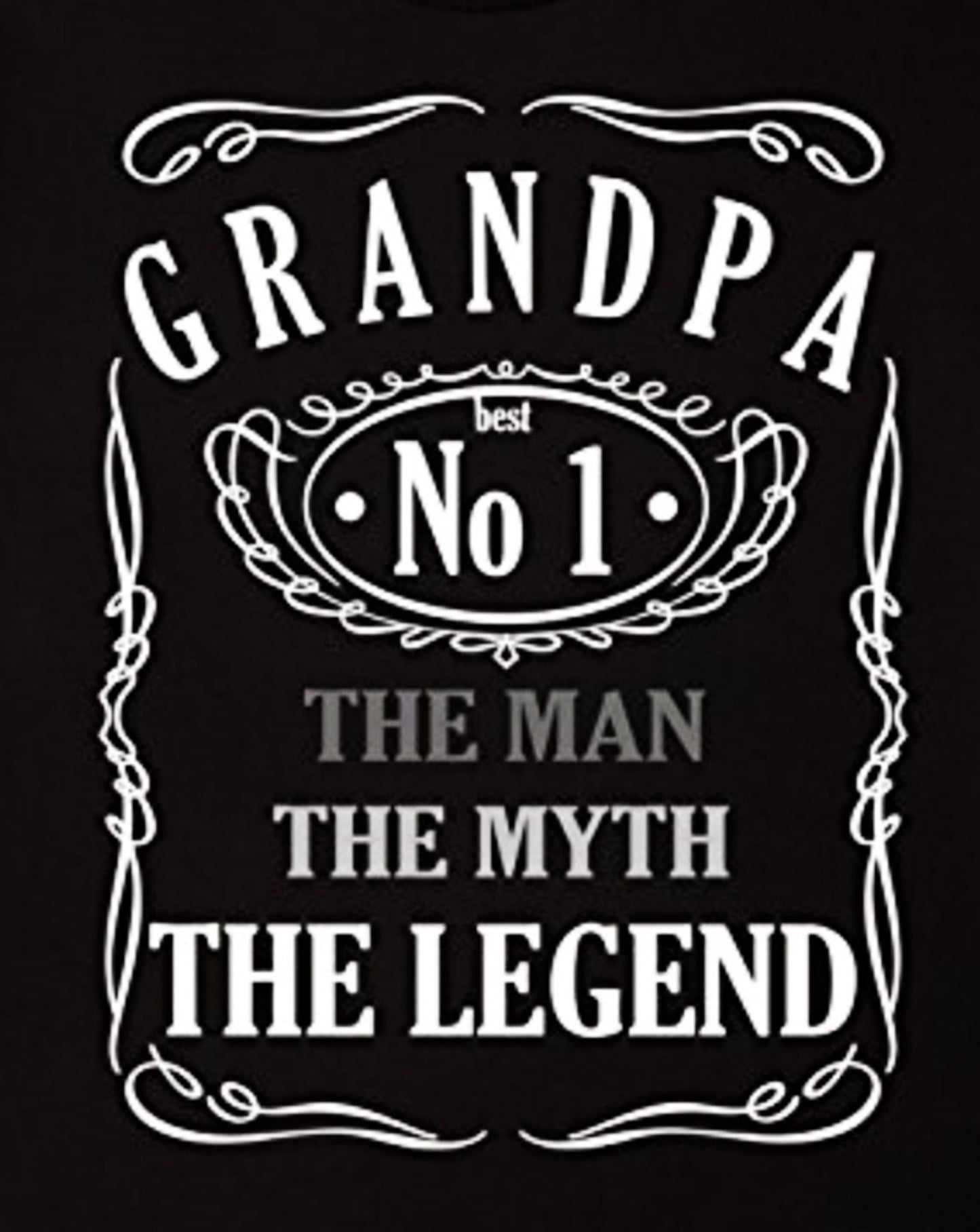 Grandpa No 1 The Man The Myth The Legend Tee