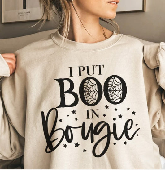 I Put Boo In Bougie Crew Sweatshirt