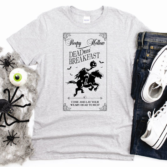 Sleepy Hollow Dead And Breakfast Tee