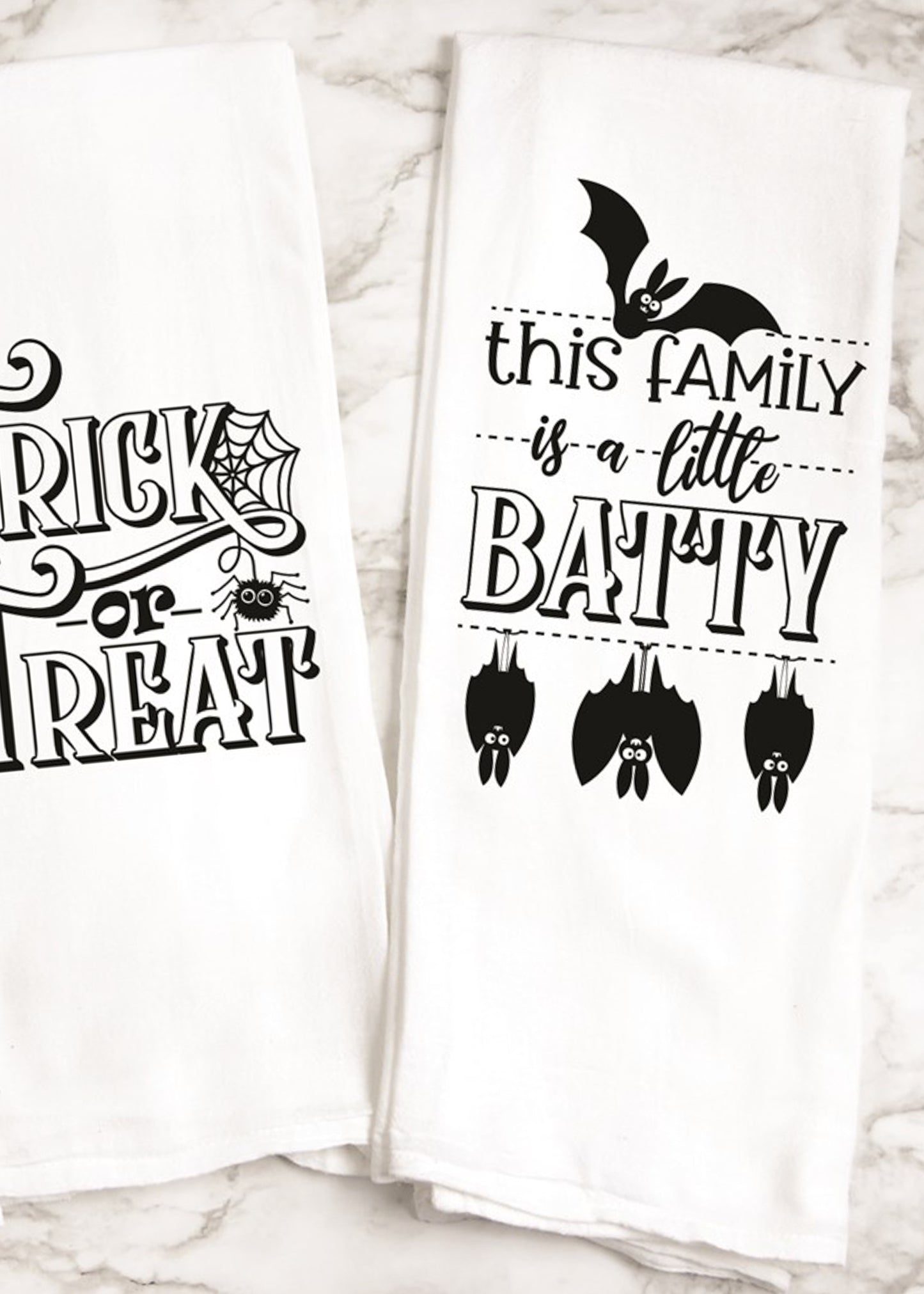 This Family Is A Little Batty Kitchen Towel