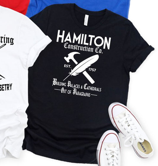 Hamilton Construction Co Est. 1757 Tee