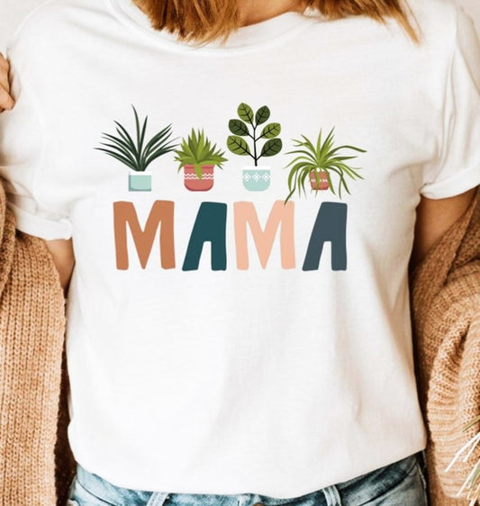 4 Plants Mama T-Shirt or Crew Sweatshirt