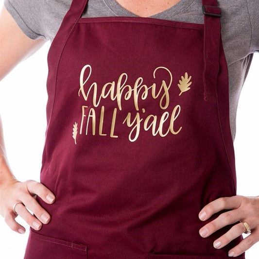 Happy Fall Y'all Apron