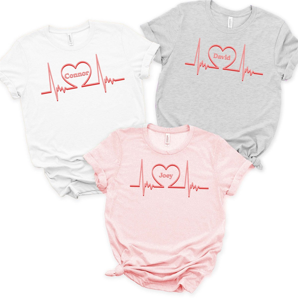 Personalized Heart Tees
