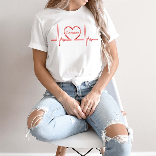 Personalized Heart Tees