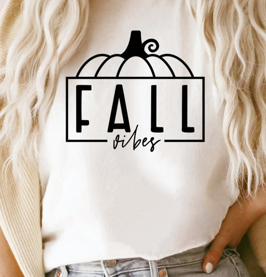 Fall Vibes With Pumpkin Tee