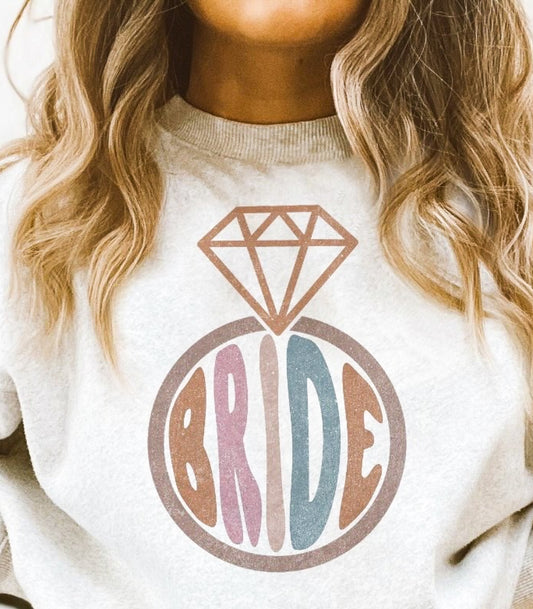 Bride Inside Diamond Ring Tee