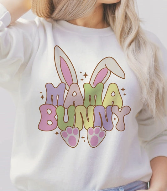 Mama Bunny Crew Sweatshirt