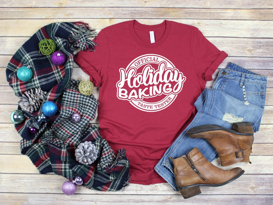 Official Holiday Baking Taste Tester Tee