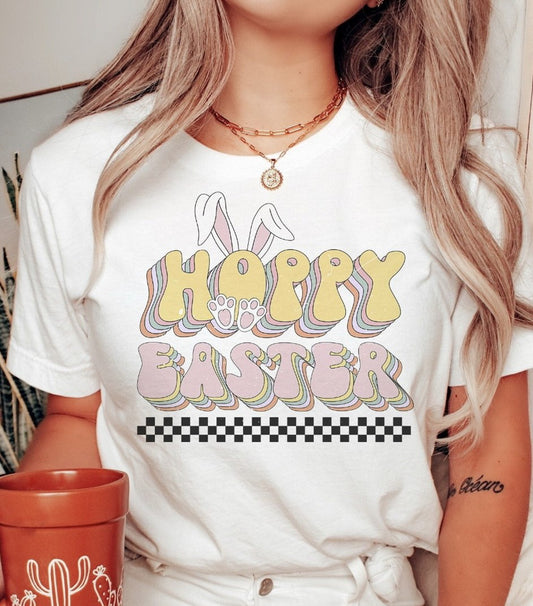 Hoppy Easter Retro Tee