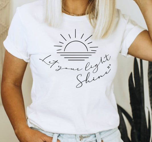 Let Your Light Shine With Sunset Tee