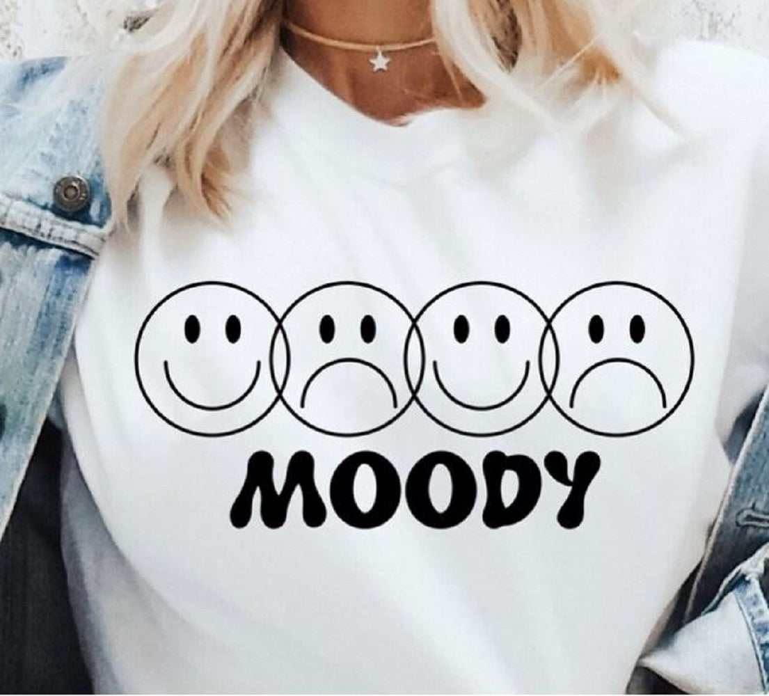 Moody Face Tee