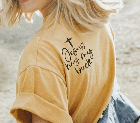 Jesus Has My Back Tee