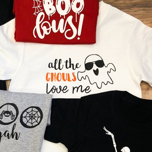 All The Ghouls Love Me Ghost With Sunglasses Tee