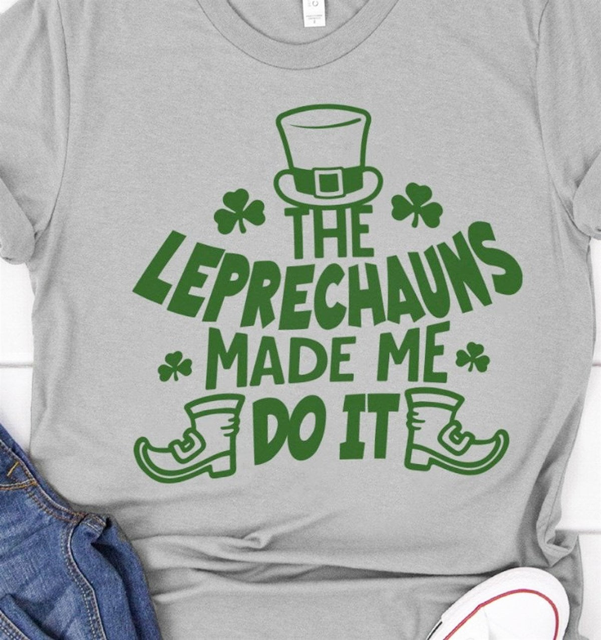 The Leprechauns Made Me Do It Tee/Bodysuit